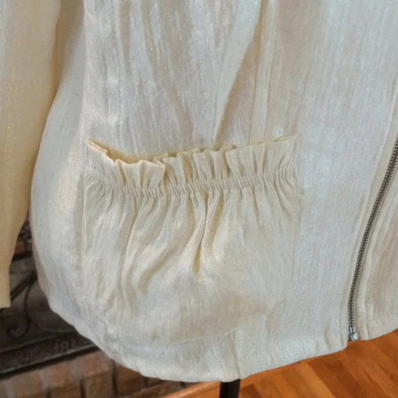 Ruby Rd Ivory Colored Jacket - Picture 4 of 9